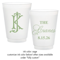 Classic Duogram Frosted Cups