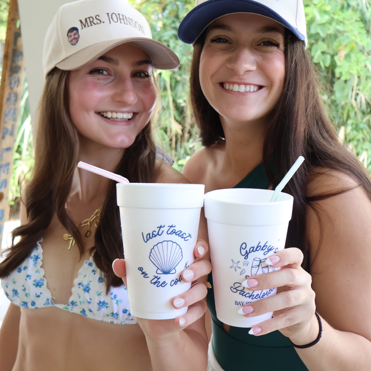 Last Toast on the Coast Foam Cups