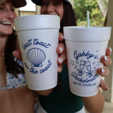Last Toast on the Coast Foam Cups