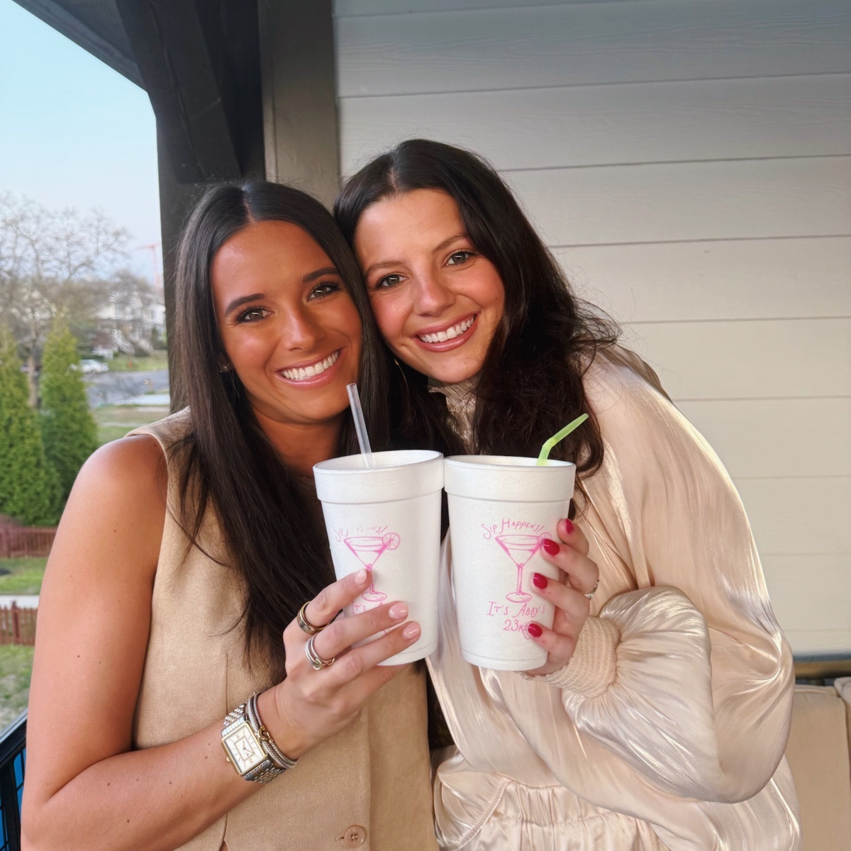 Sip Happens Foam Cups