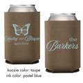 Butterfly + Name Koozies