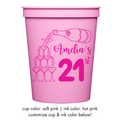 Champagne Tower Birthday stadium cup