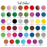 Imprint color chart