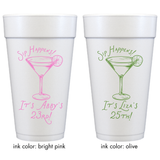 Sip Happens Foam Cups