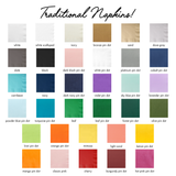 Napkin color chart