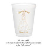Cheers to Deb Frosted Cups