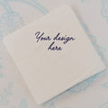Custom Linen-Like Cocktail Napkins - your design here