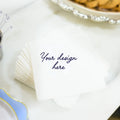 Custom Traditional Cocktail Napkins - your design here