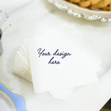 Custom Traditional Cocktail Napkins - your design here