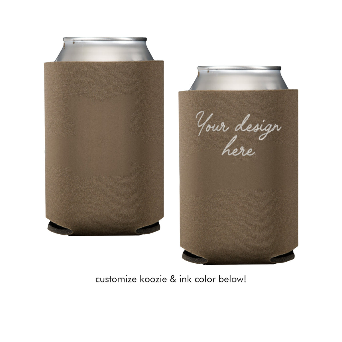 Custom Neoprene Standard Koozies - your design here